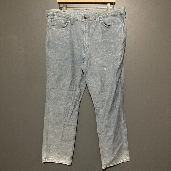 Levi's 541 Jeans Mens 39x30 Athletic Fit Tapered Leg Acid Wash Jeans Denim - Picture 1 of 11